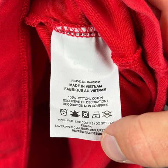 Nike USA Soccer T Shirt Men Large Red Double Sided Graphic Tee Sportswear - Picture 8 of 13